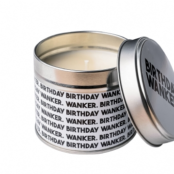 Birthday Wanker Candle Tin