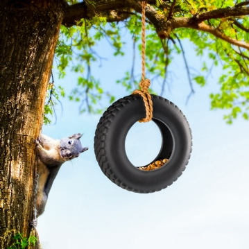 Swing Time - Novelty Tire Swing Bird Feeder