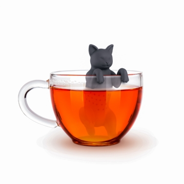 Purrtea - Black Cat Tea Infuser