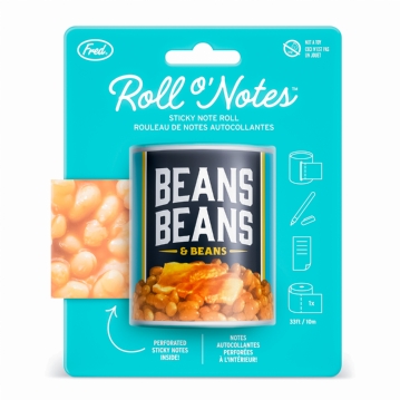 Fred Roll O Notes - Stick Notes - Baked Beans