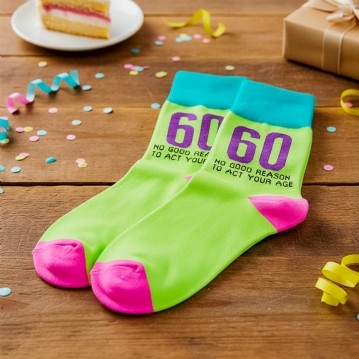 Funny Mens 60th Birthday Socks