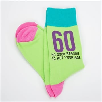 Funny Mens 60th Birthday Socks