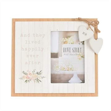 Happily Ever After Wooden Photo Frame