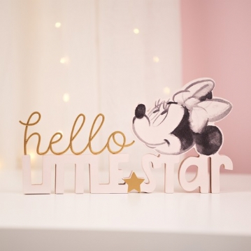 Disney Minnie Hello Little Star Pink Ornament
