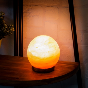 Himalayan Rock Salt Lamp 5" Sphere