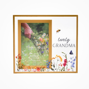 The Cottage Garden Grandma 4 x 6 Glass Frame