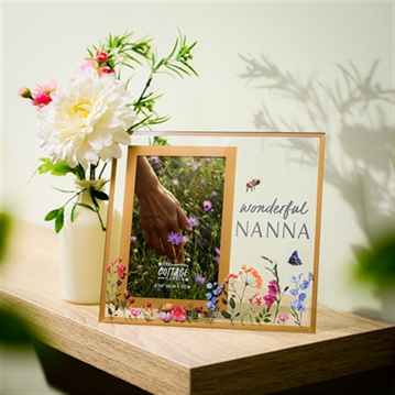 The Cottage Garden Nanna 4 x 6 Glass Frame
