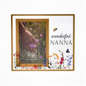 The Cottage Garden Nanna 4 x 6 Glass Frame