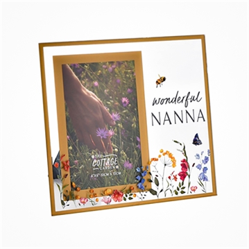 The Cottage Garden Nanna 4 x 6 Glass Frame