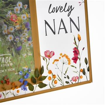 The Cottage Garden Nan 4 x 6 Glass Frame