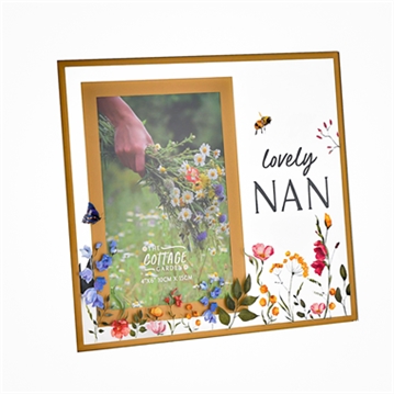 The Cottage Garden Nan 4 x 6 Glass Frame