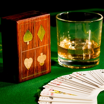 Harvey Makin Pack of Playing Cards In Wooden Box