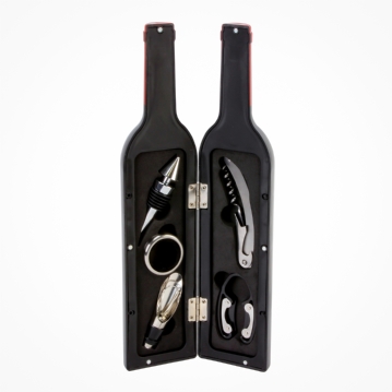 Harvey Makin Bar Set Wine Bottle Shape Corkscrew Set