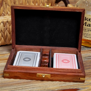 Harvey Makin Wooden Games Set - Cards with Dice