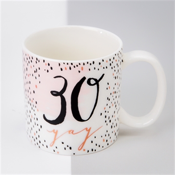 Luxe Ceramic Female 30th Birthday Mug