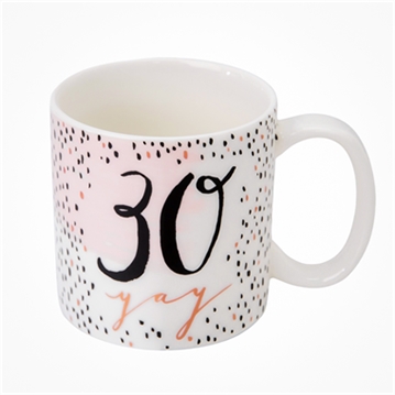 Luxe Ceramic Female 30th Birthday Mug