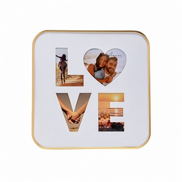 Gold Love Collage 4 x Photo Frame