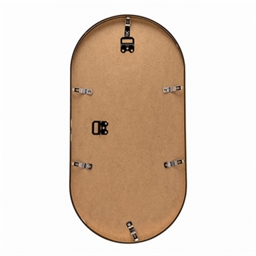 Gold Oval Collage 3 x Photo Frame -  6" x 4"