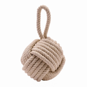 Natural Cotton Circular Rope Door Stopper