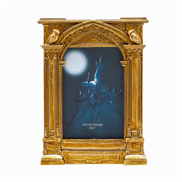 Warner Bros Harry Potter AlumnI Gold Hogwarts Photo Frame