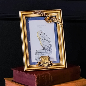 Warner Bros Harry Potter Alumni Gold Hedwig Photo Frame