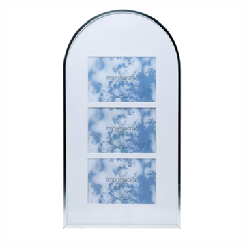 Silver Arched Collage 3 x Photo Frame 