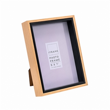 Set of 3 Gold Finish Contemporary Photo Frames