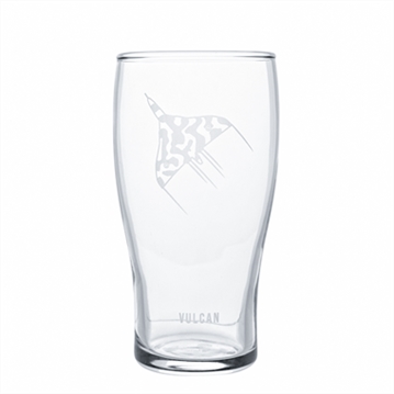 RAF Vulcan Etched Pint Glass & Bottle Opener Set