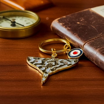 RAF Vulcan Enamel Keyring