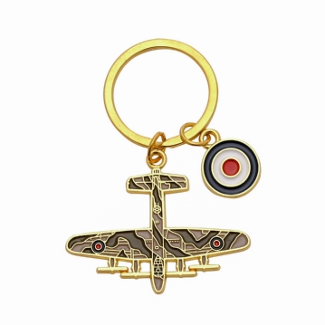 RAF Lancaster Enamel Keyring