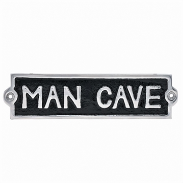 "Man Cave" Metal Plaque