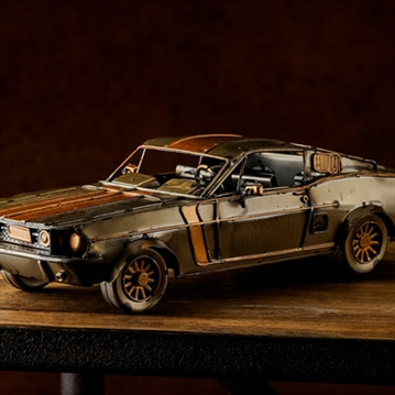 Decorative Racing Car Metal Ornament