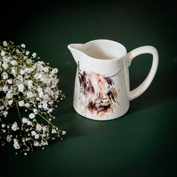 Meg Hawkins Highland Cow Ceramic Jug