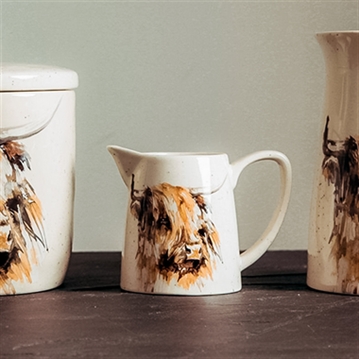 Meg Hawkins Highland Cow Ceramic Jug