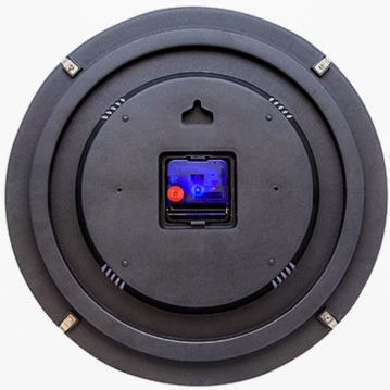 Testpage Dome Glass Multicolour Wall Clock