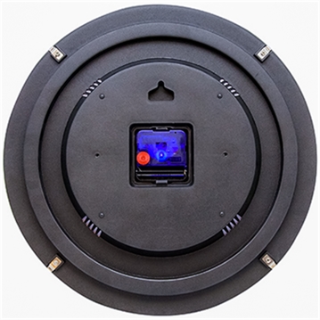 Testpage Dome Glass Multicolour Wall Clock