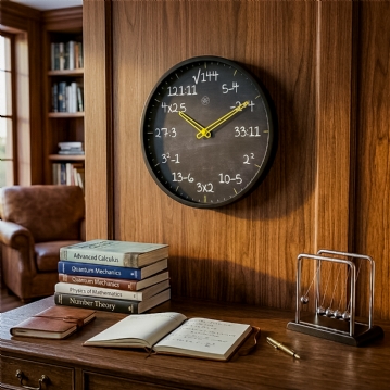 Maths Wall Clock
