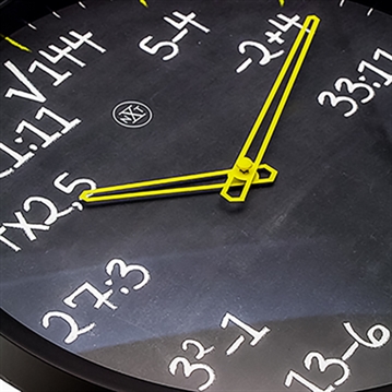 Maths Wall Clock