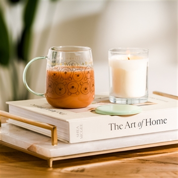 Disney Classic Collectable Winnie the Pooh Glass Mug With Lid