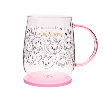 Disney Classic Collectable Marie Glass Mug With Lid