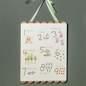 Disney Winnie The Pooh Counting Plaque