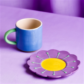 Raspberry Blossom Mug & Coaster Set