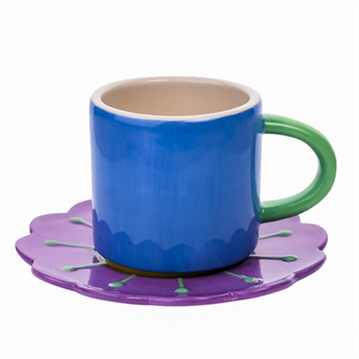 Raspberry Blossom Mug & Coaster Set