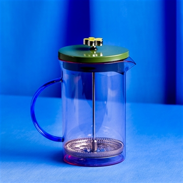 Raspberry Blossom Glass Cafetiere