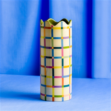 Raspberry Blossom Multi Coloured Vase