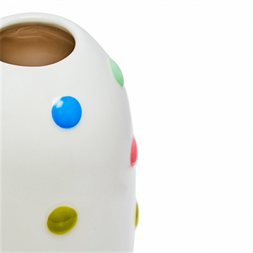 Raspberry Blossom Bobble Multi Coloured Vase