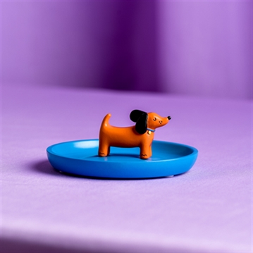 Raspberry Blossom Dog Trinket Dish