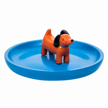 Raspberry Blossom Dog Trinket Dish