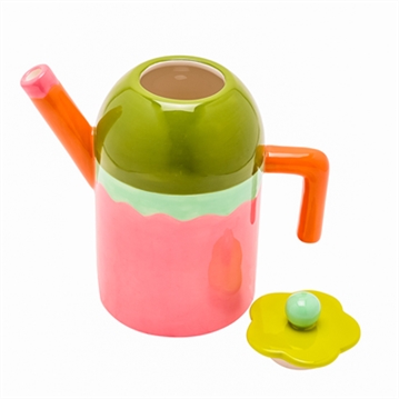 Raspberry Blossom Flower Tea Pot