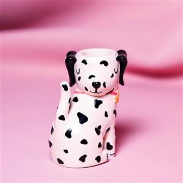 Raspberry Blossom Matchstick Holder - Dog